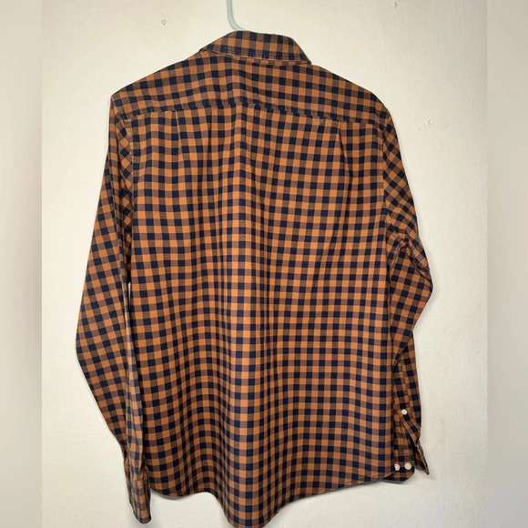 Goodfellow & Company | Men’s Button Down | Orange Plaid - Picture 4 of 12